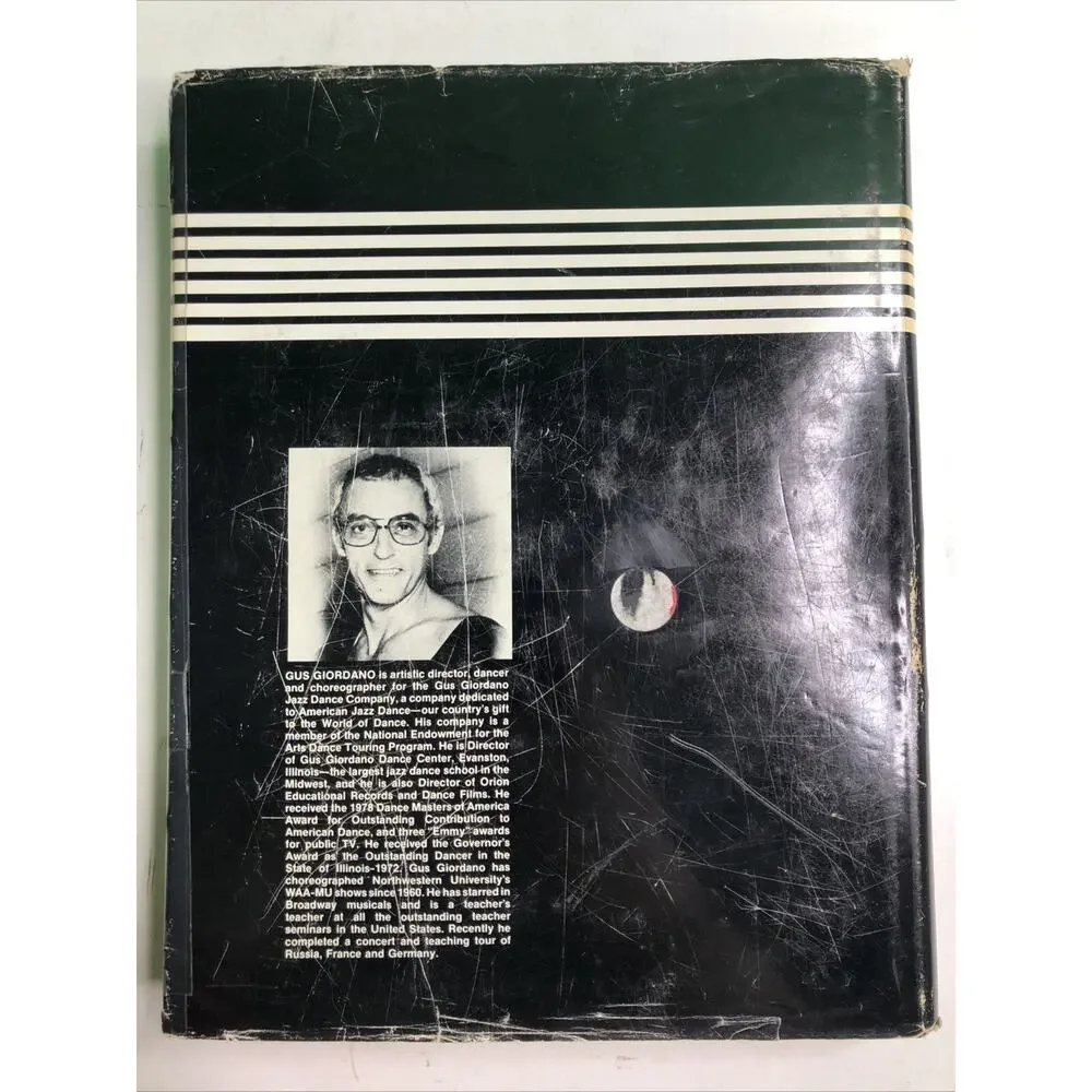 Gus Giordano / Anthology of American Jazz Dance 1978 HC DJ Illus. 2nd Edition